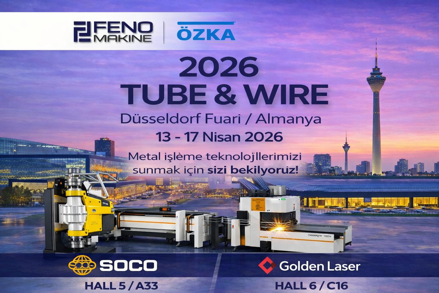 Sektörün Kalbi Düsseldorf’ta Atıyor: Tube & Wire 2026’da Buluşalım!